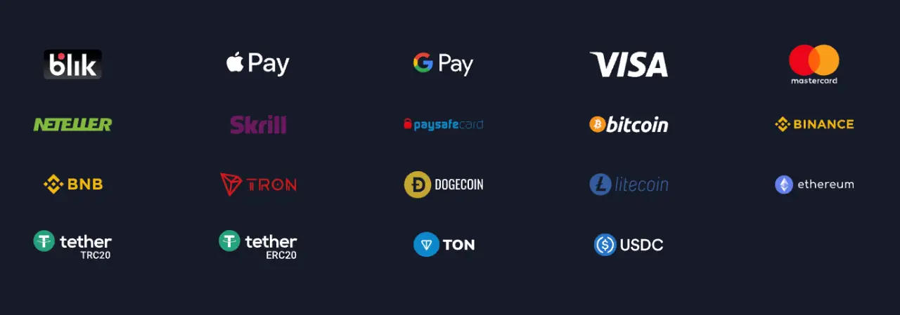 Metody opłaty w Vox Casino